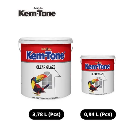 Kem-Tone Clear Glaze 0,94 Liter - Surabaya