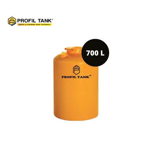 Profil Tank Plastic Tank TDA 700 Liter Orange - Kaje Jaya Gemilang