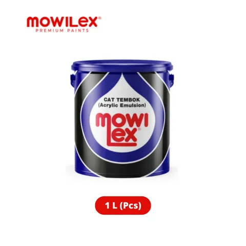 Mowilex Emulsion Cat Tembok 1 Liter E-100 Putih - Adi Dharma Baru