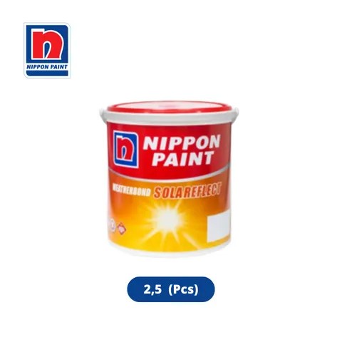 Nippon Paint Weatherbond Solareflect 2,5 L Brilliant White - Surabaya