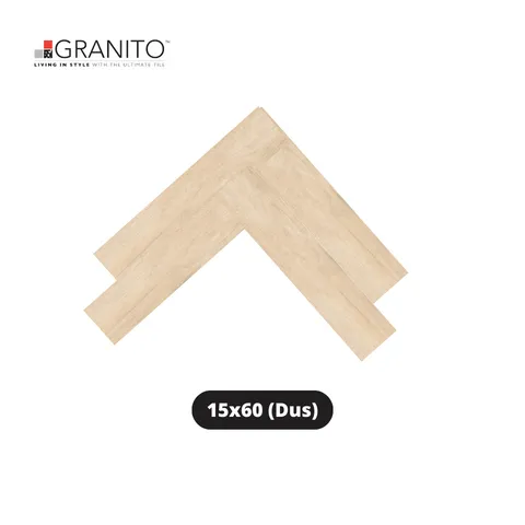 Granito Granit Maison Smooth White Birch Wood 15x60 Dus - Surabaya