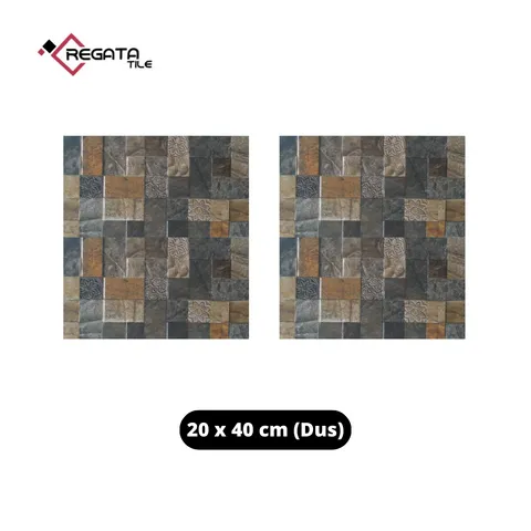 Regata Tile Keramik Istanbul Grey 20x40 Dus - Keramik MCS