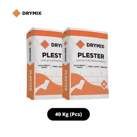 Drymix Plester 40 Kg - @Kebomas