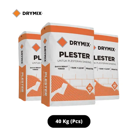 Drymix Plester 40 Kg - @Kebomas