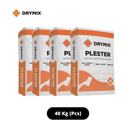 Drymix Plester 40 Kg - Mitra Bangun Mortar