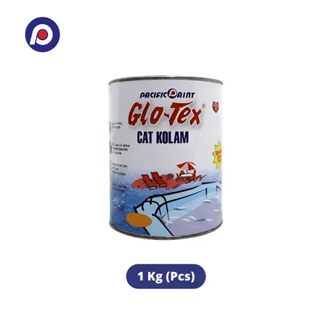 Pacific Paint Glotex Cat Kolam 1 Kg 00445-Dresden Blue - Surabaya
