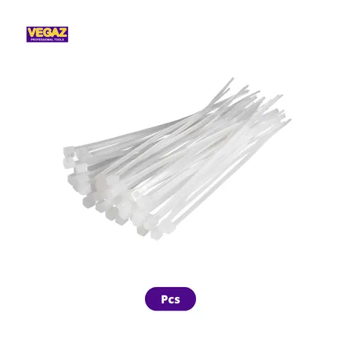 Vegaz Kabel Ties Putih 4 mm x 250 mm - Surabaya