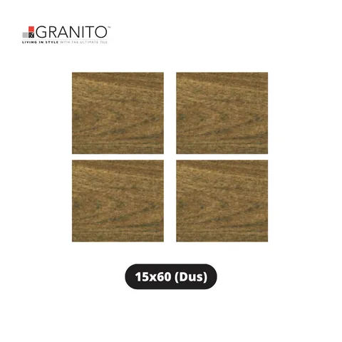 Granito Granit Maison Smooth Brown Pine Wood 60x60 Dus - Surabaya