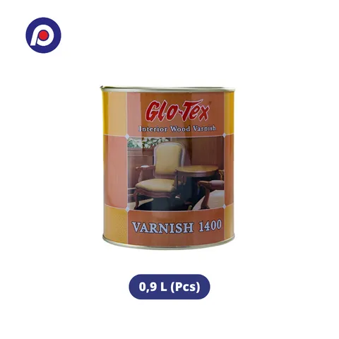 Pacific Paint Glotex Wood Varnish 1400 0,9 Liter Transparan - Surabaya