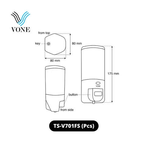 Vone Soap Dispenser TS-V701FS Pcs - Surabaya