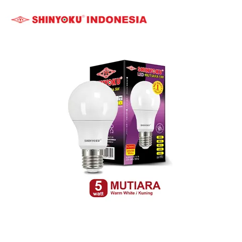 Shinyoku Lampu LED Mutiara 5W - Kuning Kuning - Surabaya