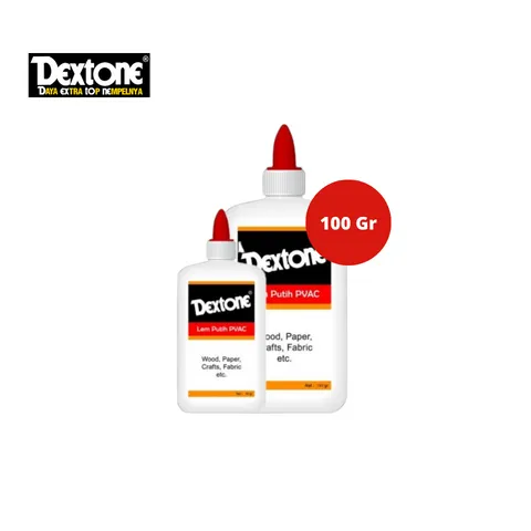 Dextone PVAC Lem Putih 100 Gram Pcs - Surabaya