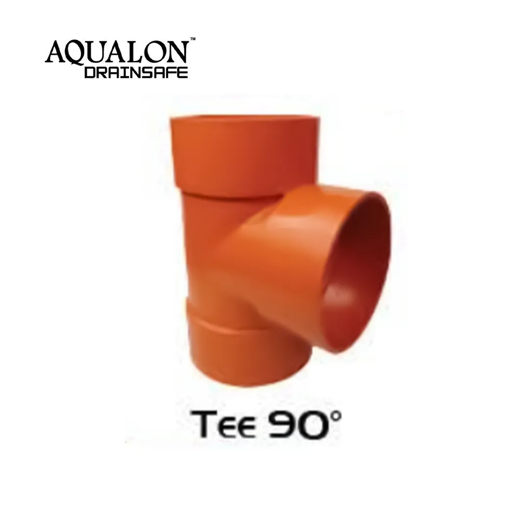 Aqualon Drainsafe Fittiing Tee 90° 4" - Surabaya