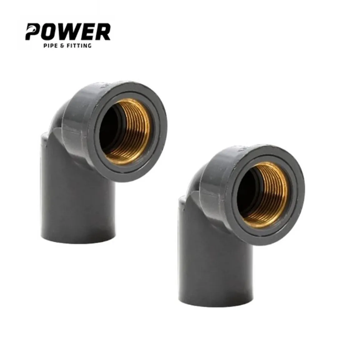 Power Fitting Pipa PVC Faucet Elbow with Metal AW Pcs 1/2" x 3/4" - Murah Makmur Cipanas