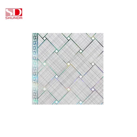 Shunda Plafon Mozaic Silver Woven Pattern