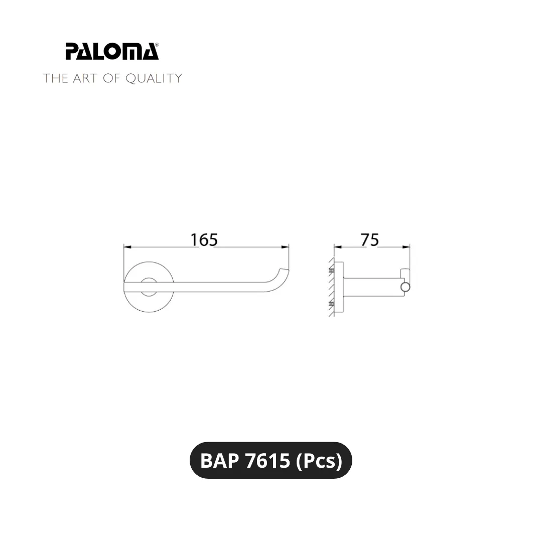 Paloma BAP 7615 Toilet Roll Holder