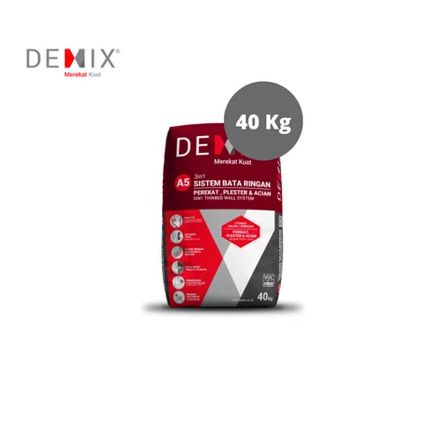 Demix A5 Sistem Bata Ringan 40 Kg Sak - Surabaya