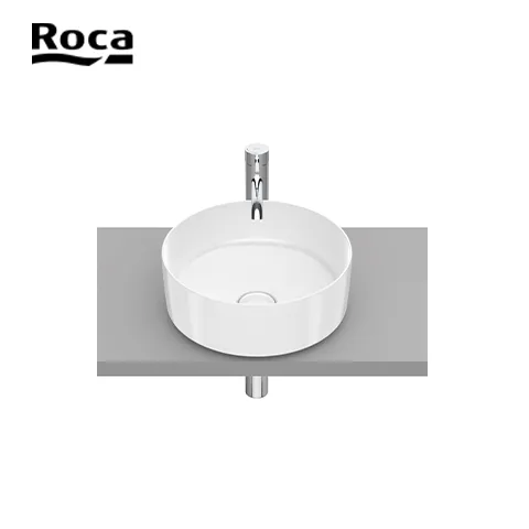Roca Round - FINECERAMIC® basin (Inspira Series) 37 Cm x 37 Cm x 14 Cm - Surabaya