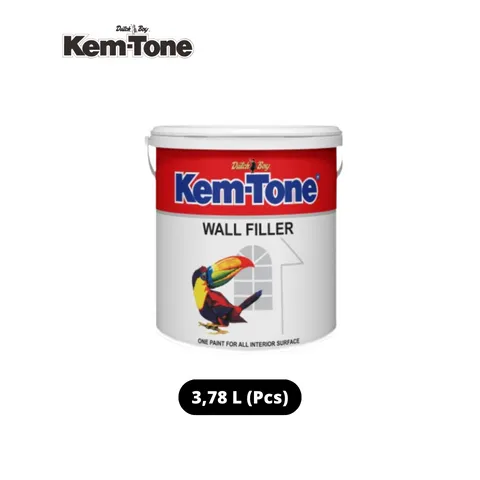 Kem-Tone Wall Filler 5 Kg Dark Brown - Surabaya