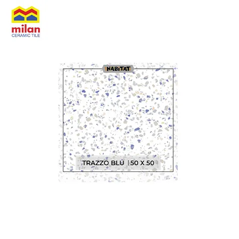 Milan Habitat Trazzo Blu 50x50 Motif Teraso 50 Cm x 50 Cm - Surabaya