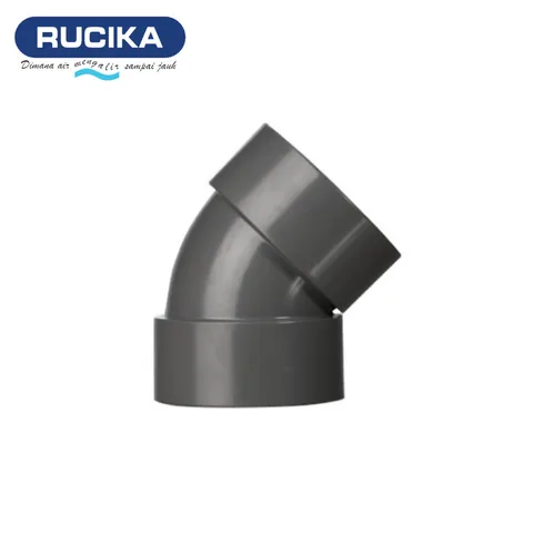 Rucika Pipa Fitting Elbow 45° DV
