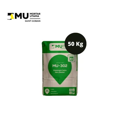 MU 302 Plester Plus 50 Kg Sak - Makmur Karunia Tunggal