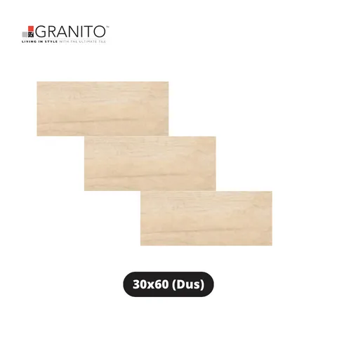 Granito Granit Maison Smooth White Birch Wood 30x60 Dus - Surabaya