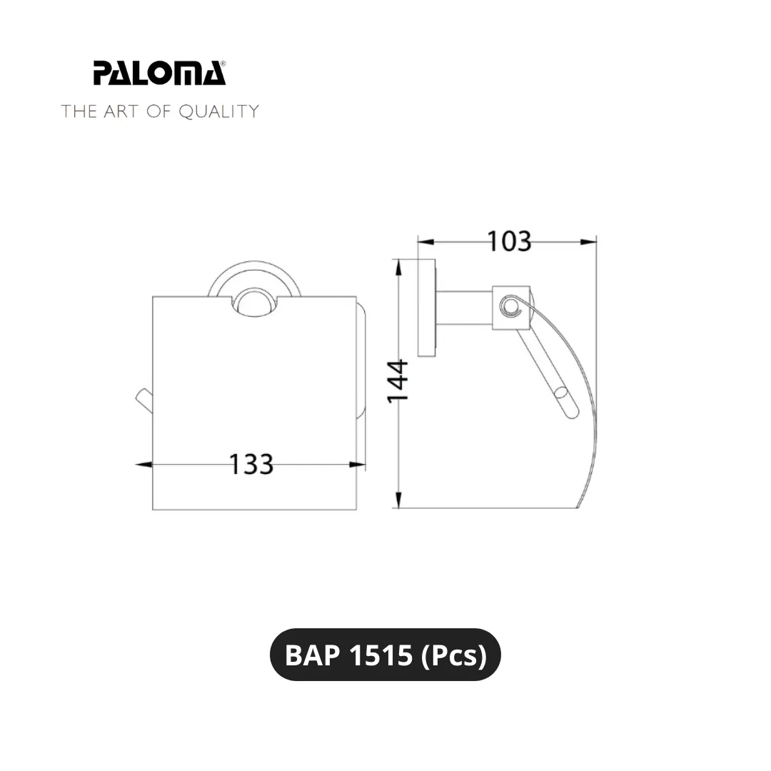Paloma BAP 1515 Toilet Roll Holder