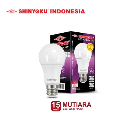 Shinyoku Lampu LED Mutiara 15W - Putih Putih - Surabaya