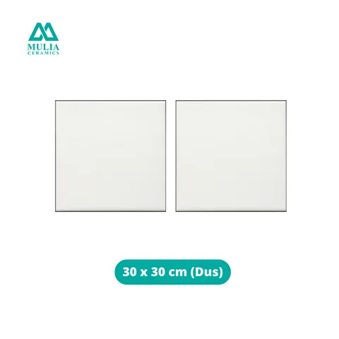 Mulia Keramik KA 3708 White 30x30 Dus - Keramik MCS