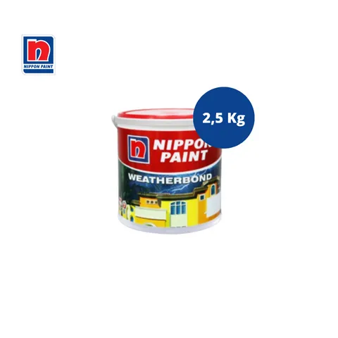 Nippon Paint Weatherbond 2,5 Kg CC001-Brilliant White - Cahaya Sari