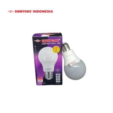 Shinyoku Lampu LED Mutiara 9W - Putih Putih E27 - Surabaya