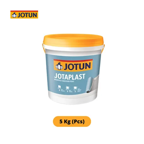 Jotun Jotaplast Cat Tembok 5 Kg New White - Dua Saudara