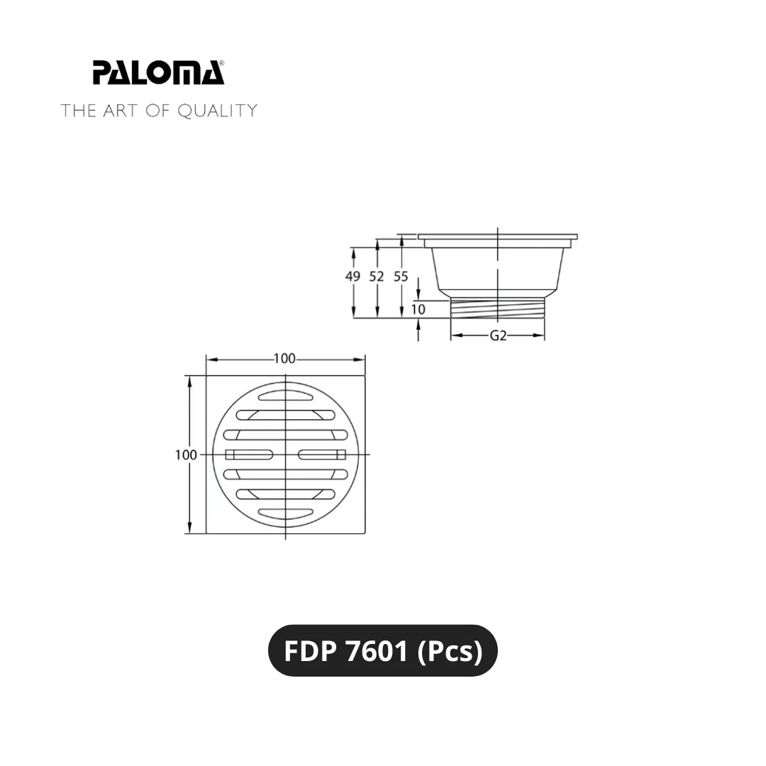 Paloma FDP 7601 Floor Drain Pcs - Surabaya