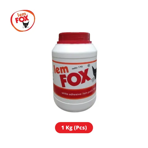 Lem Fox Putih Botol 1 Kg - Darma Bakti Senenan