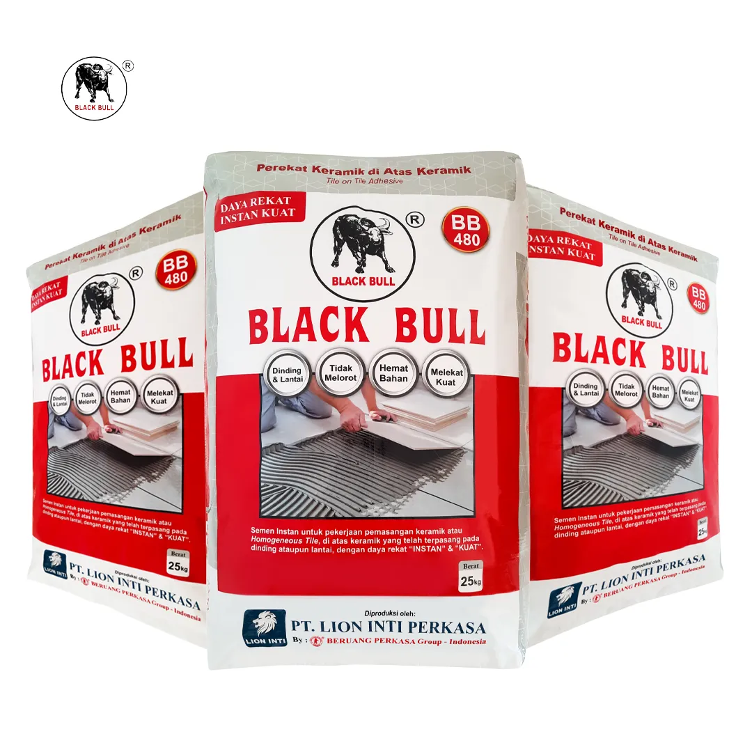 Black Bull Perekat Keramik di atas Keramik