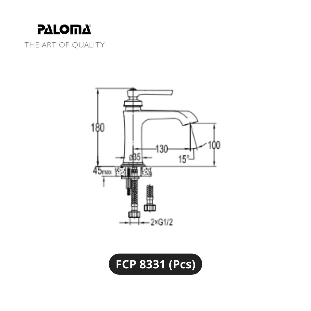 Paloma FCP 8331 Kran Wastafel