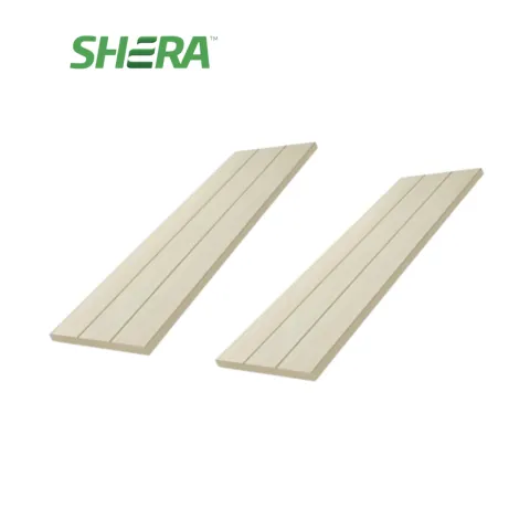 Shera Floor Plank Top Routing Lines Cassia Texture Square-cut Edge 25 mm x 150 mm x 3000 mm - Surabaya