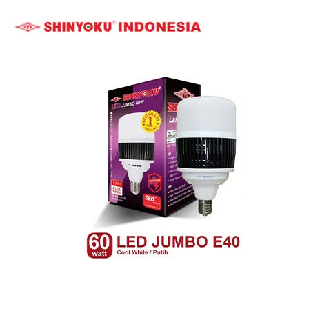 Shinyoku LED Jumbo 60W Day Putih - Surabaya