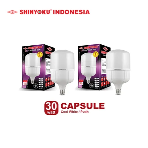 Shinyoku Lampu LED Capsule 30W - Putih E27 Putih E27 - Surabaya