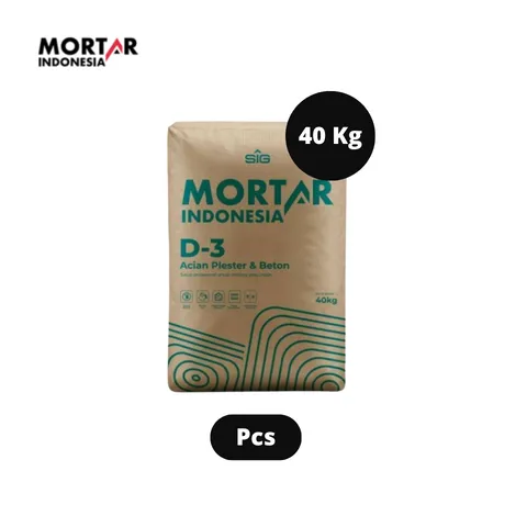 Mortar Indonesia Acian Plester & Beton 40 Kg - Graha Bangunan