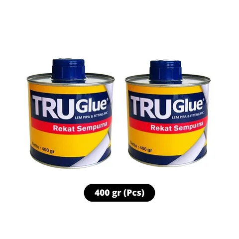 True Glue Lem PVC 400 Gram 400 Gram - Berkat Jaya