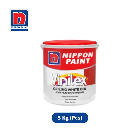 Nippon Paint Vinilex Ceiling White 5 Kg White - Surabaya