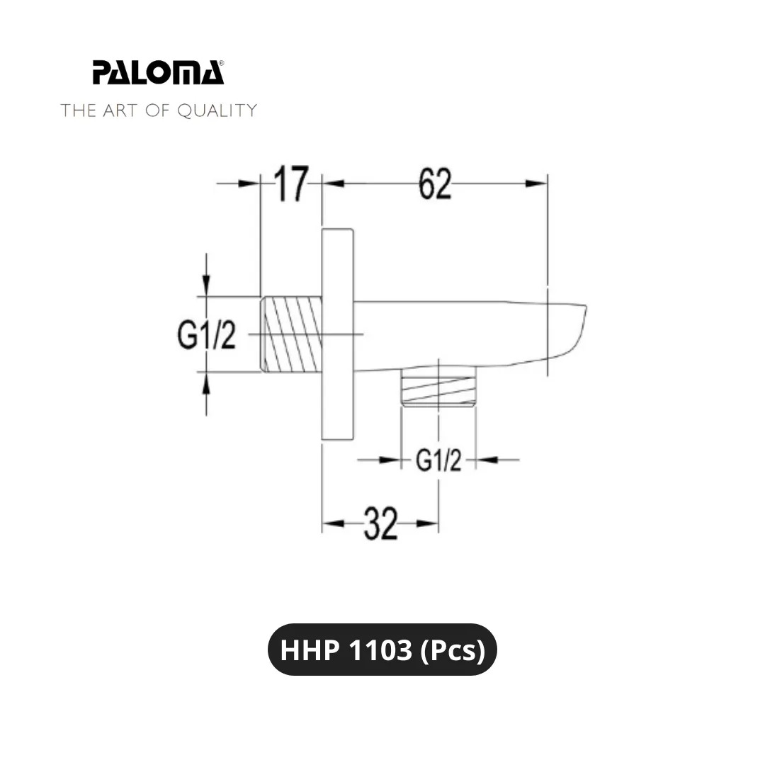 Paloma HHP 1103 Holder Hand Shower Pcs - Surabaya