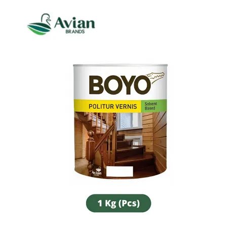 Avian Boyo Politur Vernis Water Based 1 Kg 610 (Walnut) - Sumber Bumi Mulia