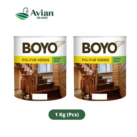Avian Boyo Politur Vernis Water Based 1 Kg 601 (Sawo) - Dua Saudara