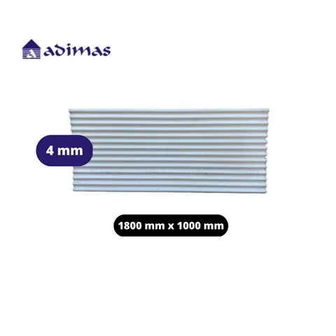 Adimas Asbes Gelombang Kecil 14 1800 mm x 1000 mm