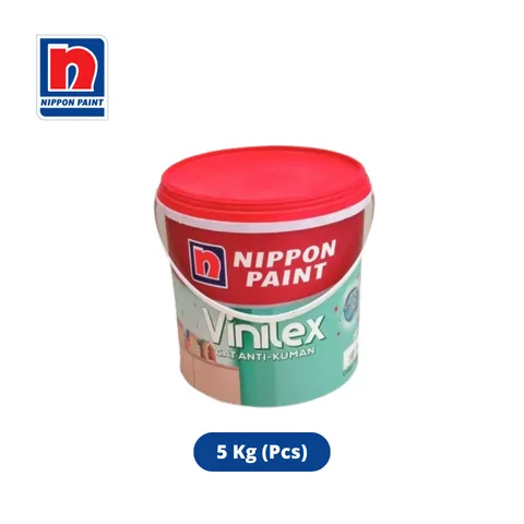 Nippon Paint Vinilex Silver Ion 5 Kg 300-White - Surabaya