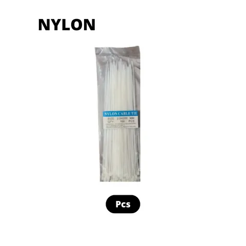 Nylon Kabel Ties Hitam 2,5 mm x 100 mm - Surabaya