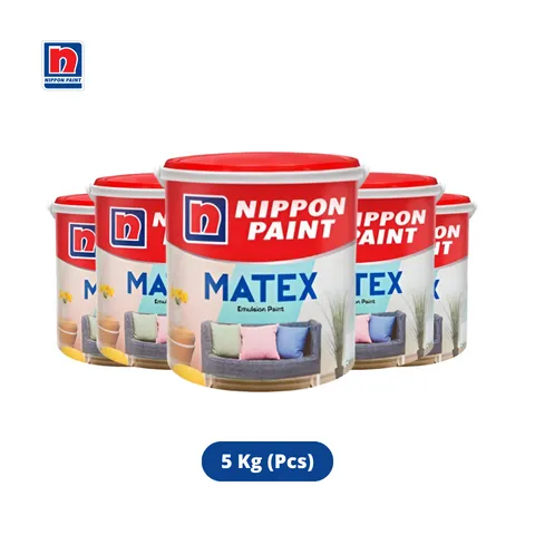 Nippon Paint Matex Emulsion Paint 5 Kg 824-Dark Brown - Sinar Kota Jaya